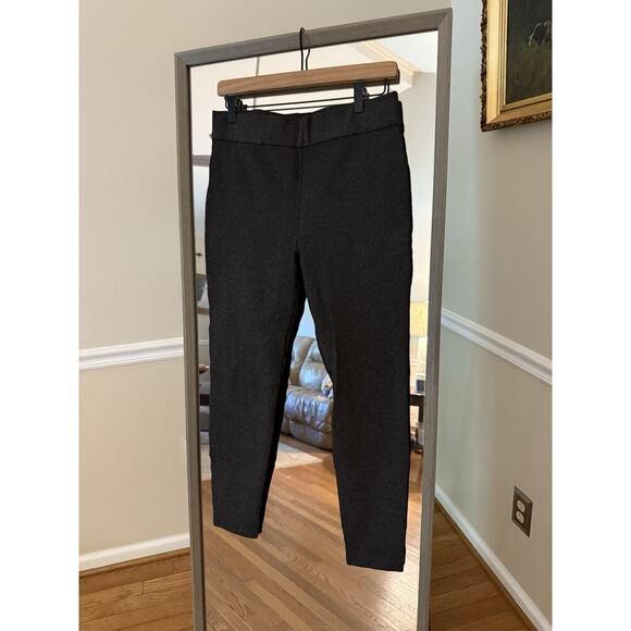 LOFT Pants LEGGINGS IN SHIMMER PONTE Womens NWT SPARKLING Black Size Medium - Picture 1 of 7